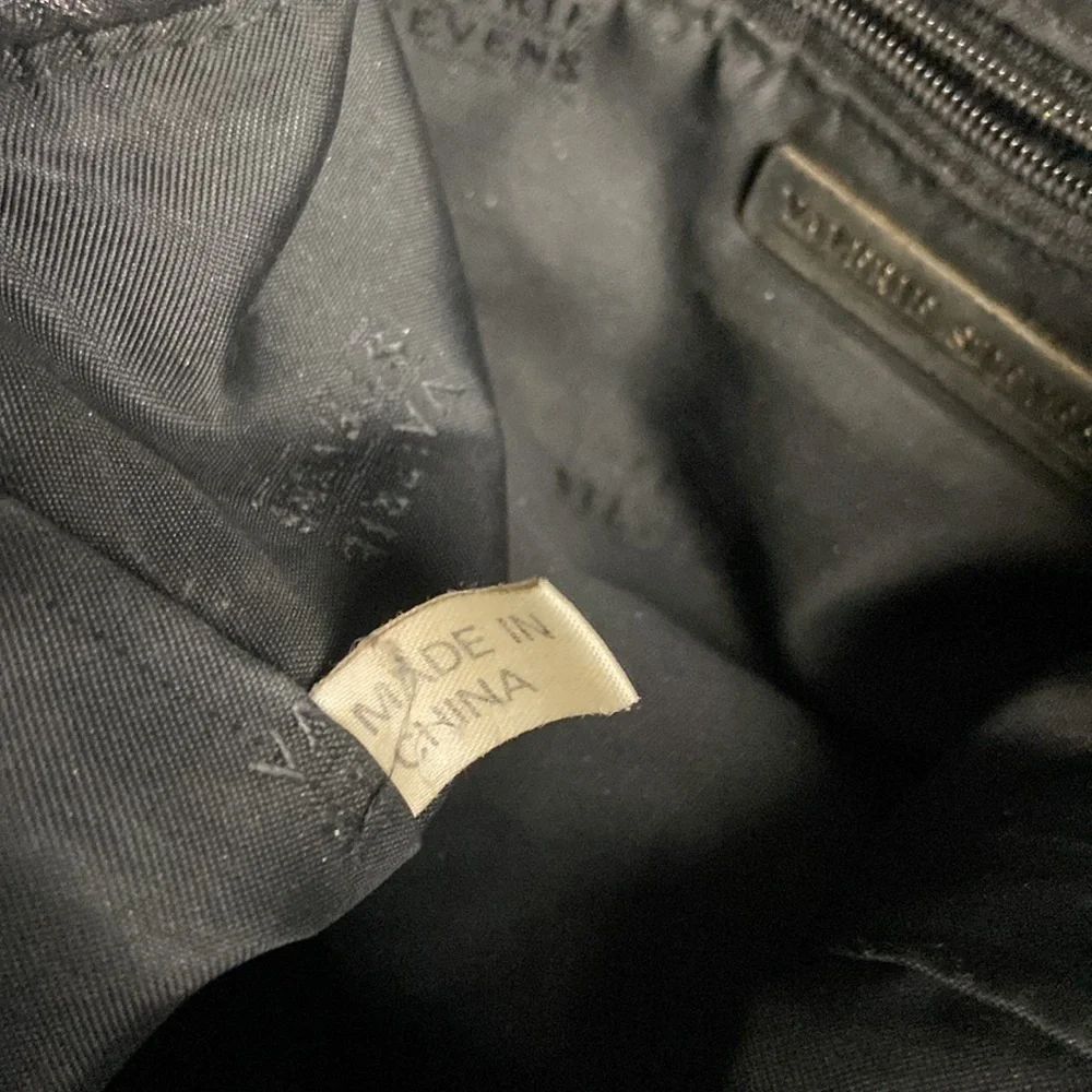 Valerie Stevens Hobo Black Leather Bag​